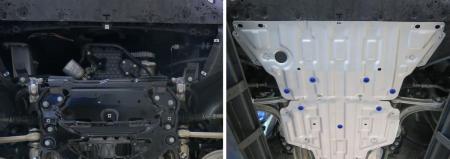 Защита двигателя для Audi A5 АКПП 4WD (2016-2024) № 333.0334.1