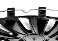 Колпаки колесные MICHELIN 15", "Калибр", серебристо-черные, 4 шт. № 300237