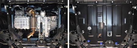 Защита двигателя и КПП для SsangYong Tivoli FWD (2016-2019) № 111.5318.1