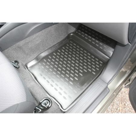 Коврики салона Element 3D для Mitsubishi L200 (2015-2023) бюджетная комплектация № CARMIT00003