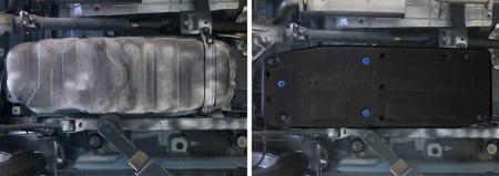 Защита топливного бака для SsangYong Actyon Sport (2012-2019) № 111.5313.1