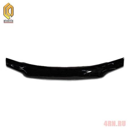 Дефлектор капота CA Plastic Classic черный для Volkswagen Caddy (2004-2010) № 2010010101978