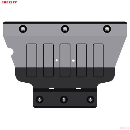 Защита двигателя и КПП для Skoda Octavia A7 (2013-2020) № 21.2415