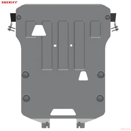 Защита картера и КПП для Audi A8 (2010-2017) № 02.2988