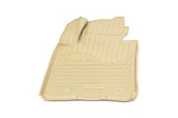 Изображение коврики салона norplast 3d бежевые для kia sportage (2016-2021) № npa11-c43-525-b