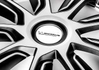 Колпаки колесные MICHELIN 14", "49 Верон", серебристо-черные, 4 шт. № 300721