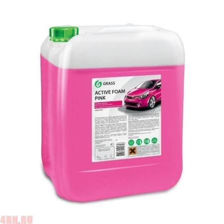 Шампунь GRASS Active Foam Pink для бесконтактной мойки розовая пена 12кг № 113122