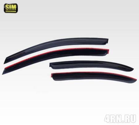 Дефлекторы боковых окон SIM для Honda Accord (2008-2012) № SHOACC0832