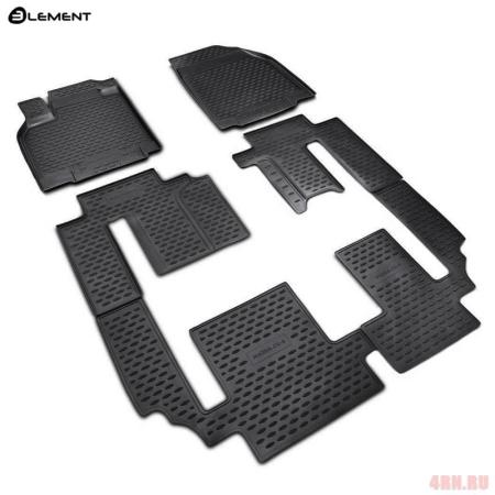 Коврики салона Element 3D для Mazda CX-9 (2007-2016) 3 ряда № CARMZD00029