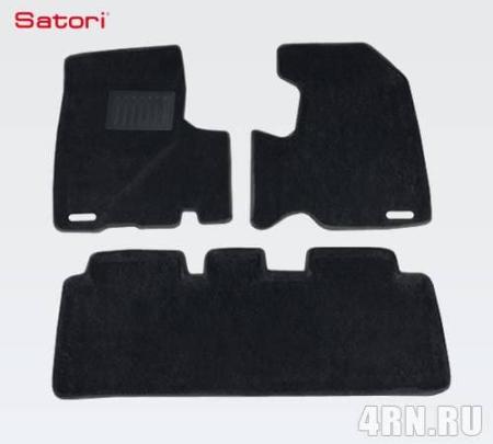 Коврики салона Satori Liner 3D Basic текстильные для Honda CR-V (2003-2006) № SI 02-00062