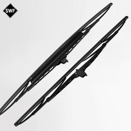 Щетки стеклоочистителя SWF Das Original Spoiler каркасные (водительская со спойлером) для Opel Corsa (2000-2006) № 116604+116109