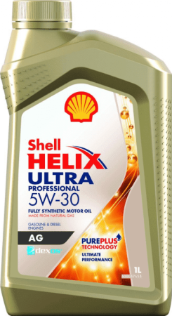 Масло моторное Shell Helix Ultra Professional AG 5W30 синтетическое 1л 550046410