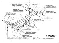 Фаркоп Imiola для Toyota Camry (V40) (2006-2011) № T.054