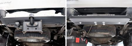 Защита заднего бампера для Volkswagen Amarok (2010-2019) № 333.5841.1