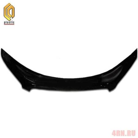 Дефлектор капота CA Plastic "Exclusive" Classic черный для Nissan Qashqai+2 (2008-2013) № 2010060106831