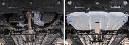 Защита двигателя и КПП для Lexus ES (2018-2025) увеличенная № 333.9518.2