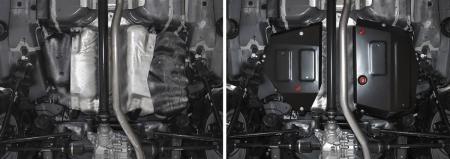 Защита топливного бака для Jeep Compass 4WD (2018-2025) № 111.02742.1