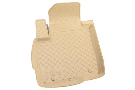 Коврики салона Norplast бежевые для Mitsubishi Outlander XL (2006-2012) № NPL-Po-59-33-B