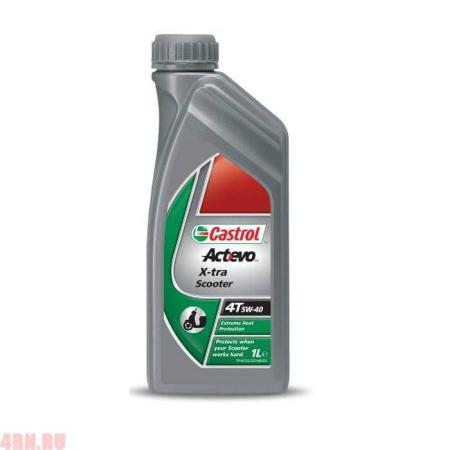 Масло CASTROL Act>Evo синтетическое 5W40 4T 1л артикул 151A76