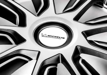 Колпаки колесные MICHELIN 15", "49 Верон", серебристо-черные, 4 шт. № 300722