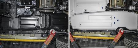 Защита топливного бака для Jeep Wrangler внедорожник 2-дв. 4WD (2017-2025) № 333.2746.1