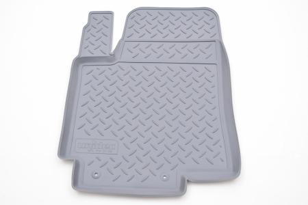 Коврики салона Norplast для Hyundai Solaris седан (2010-2016) серые № NPL-Po-31-35-G