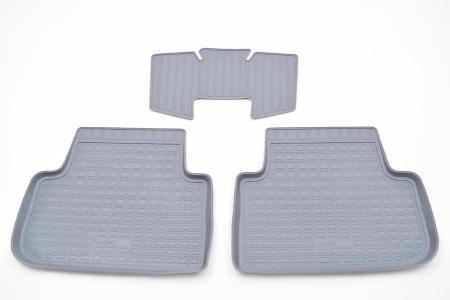 Коврики салона Norplast для Volkswagen Tiguan (2017-2023) серые № NPA11-C95-653-G