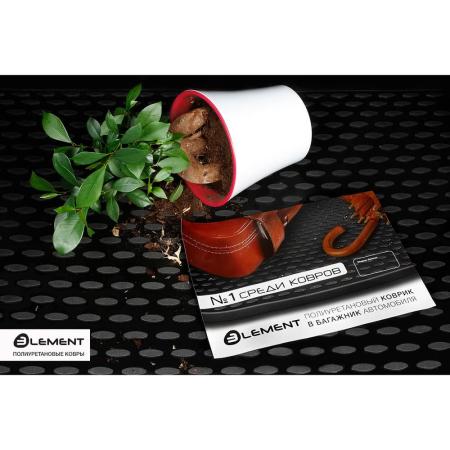 Коврик в багажник для Lexus GX (2013-2023) короткий 7 мест № ELEMENT2952B13