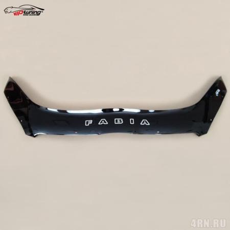 Дефлектор капота VIP-Tuning для Skoda Fabia, Roomster, Praktik (2010-2015) № SK13VT