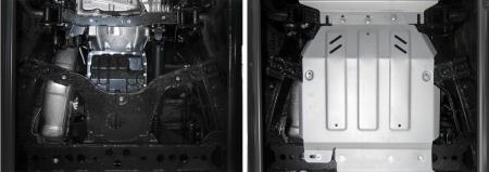 Защита КПП для Mercedes X-Class 4WD (2017-2020) № 333.3942.1