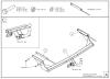 Фаркоп Galia для Ford Focus 2 универсал (2005-2011) № F096A