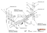 Фаркоп для Opel Omega универсал (1986-2003) № O.022
