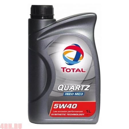 Масло Total QUARTZ INEO MC3 5W40 моторное синтетическое 1 л артикул 174776