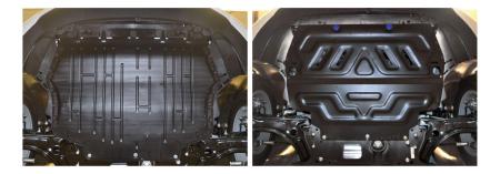 Защита двигателя и КПП для Volkswagen Caddy (2006-2015) № 111.5107.1