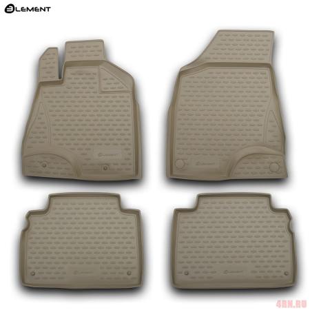 Коврики салона Element для Toyota Harrier (2003-2008) правый руль бежевые № NLC.48.25.212k