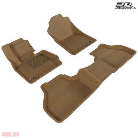 Коврики салона Sotra Liner 3D VIP бежевые для BMW X3 F25 (2010-2017) № ST 73-00080