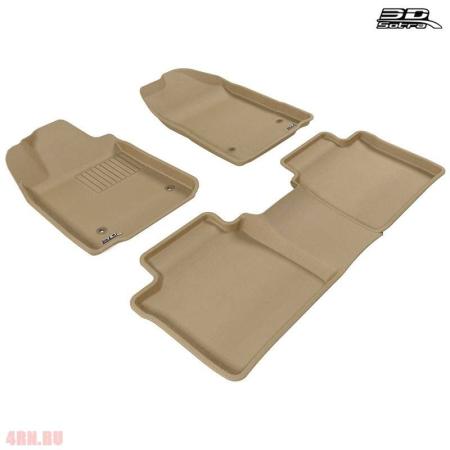 Коврики салона Sotra Liner 3D Lux бежевые для Lexus ES 350 (2006-2012) № STR74-00223