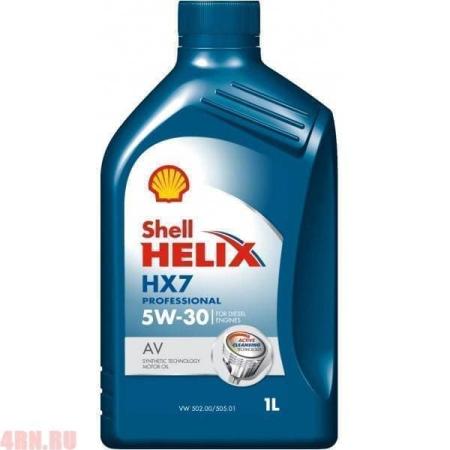 Масло SHELL Helix HX7 5W30 моторное полусинтетическое 1л артикул 550040292