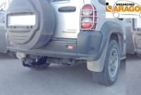 Фаркоп Aragon быстросъемный для Jeep Cherokee KJ (2001-2007) № E2901CS