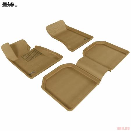 Коврики салона Sotra Liner 3D Lux бежевые для BMW 7-Серия E66 седан Long (2001-2008) № STR74-00099