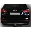 Фаркоп Лидер Плюс усиленный с кованым фланцевым шаром для Hyundai Santa Fe (2012-2018) № H224-F