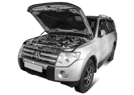 упоры капота для mitsubishi pajero 4 (2006-2021) 2 шт. № umipaj012