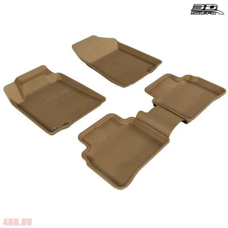 Коврики салона Sotra Liner 3D Lux бежевые для Nissan Teana (2008-2013) № ST 74-00326