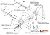 Фаркоп Imiola быстросъемный для Mercedes GL-Class (X164) (2006-2012) № M.A42
