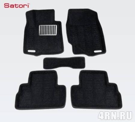 Коврики салона Satori Liner 3D Basic текстильные для Infiniti EX35 (2009-2014) № SI 05-00243