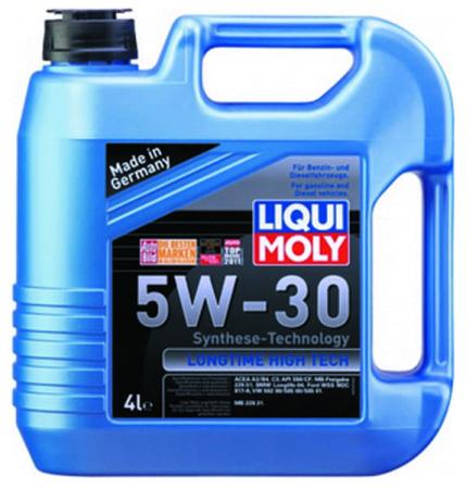 Масло моторное 5W30 LIQUI MOLY 4л НС-синтетика Longtime High Tech) артикул 7537