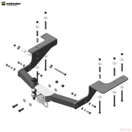 Фаркоп для Great Wall Hover H3 (2010-2016) № 93106-FEN