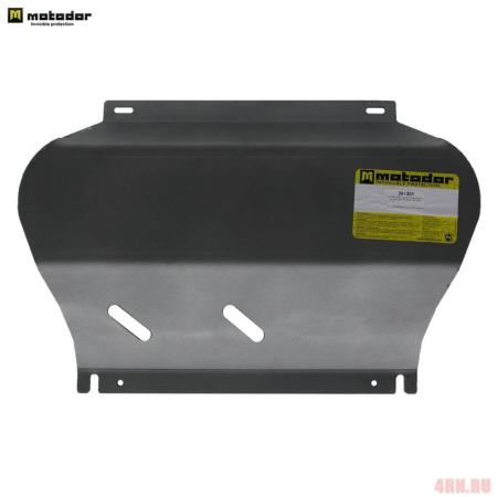 Защита двигателя, переднего дифференциала, радиатора для Mitsubishi L-200 пикап (2006-2015) № 381301