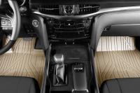Изображение коврики в салон 3d kvest для lexus lx (2015-2021) бежевые № kvestlex00002kb1