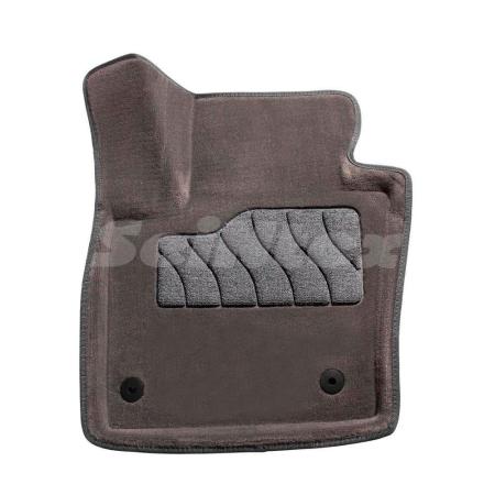 Коврики салона 3D текстильные для Audi Q3 (2011-2018) серые № 86838